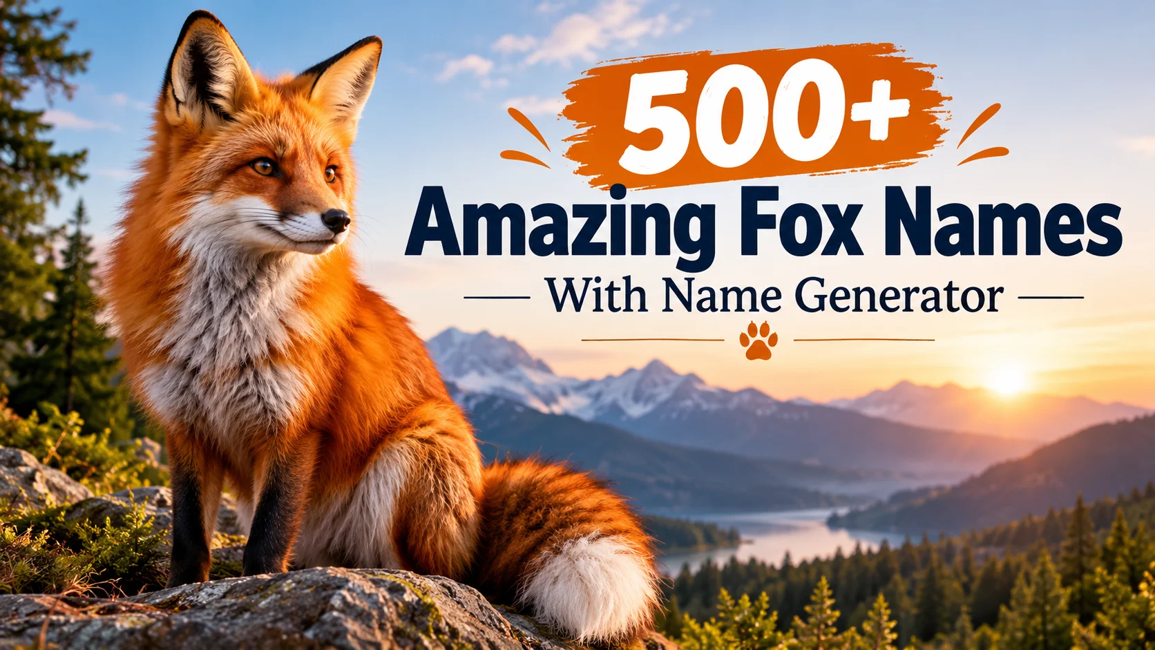 Amazing Fox Names With Name Generator