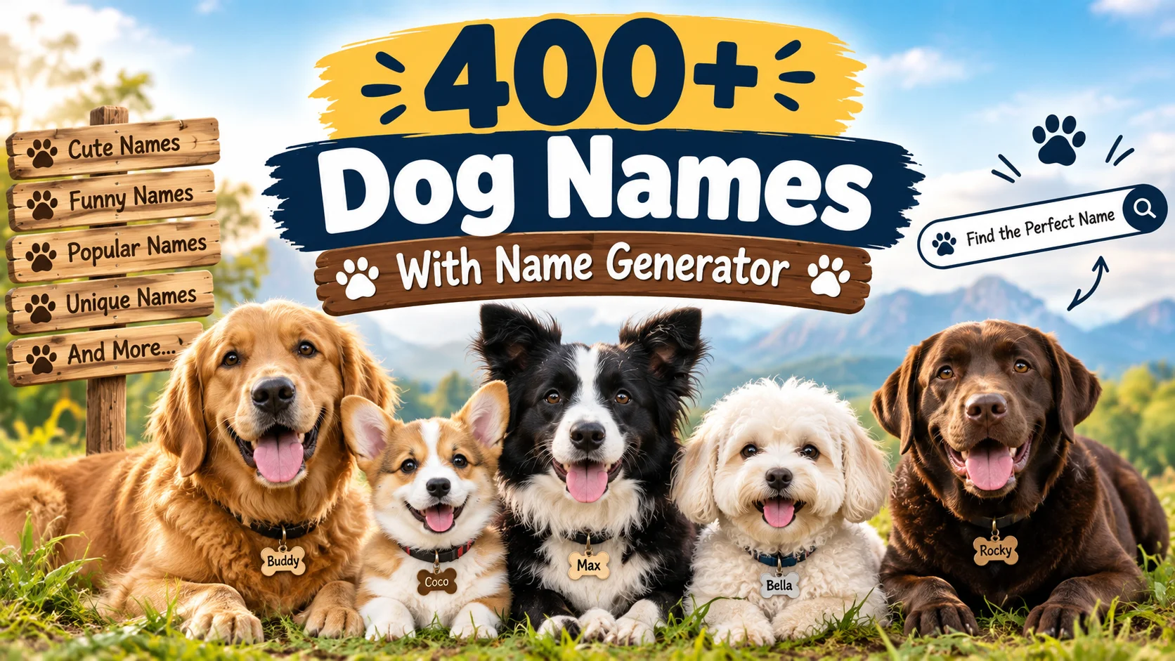 Dog Names With Name Generator