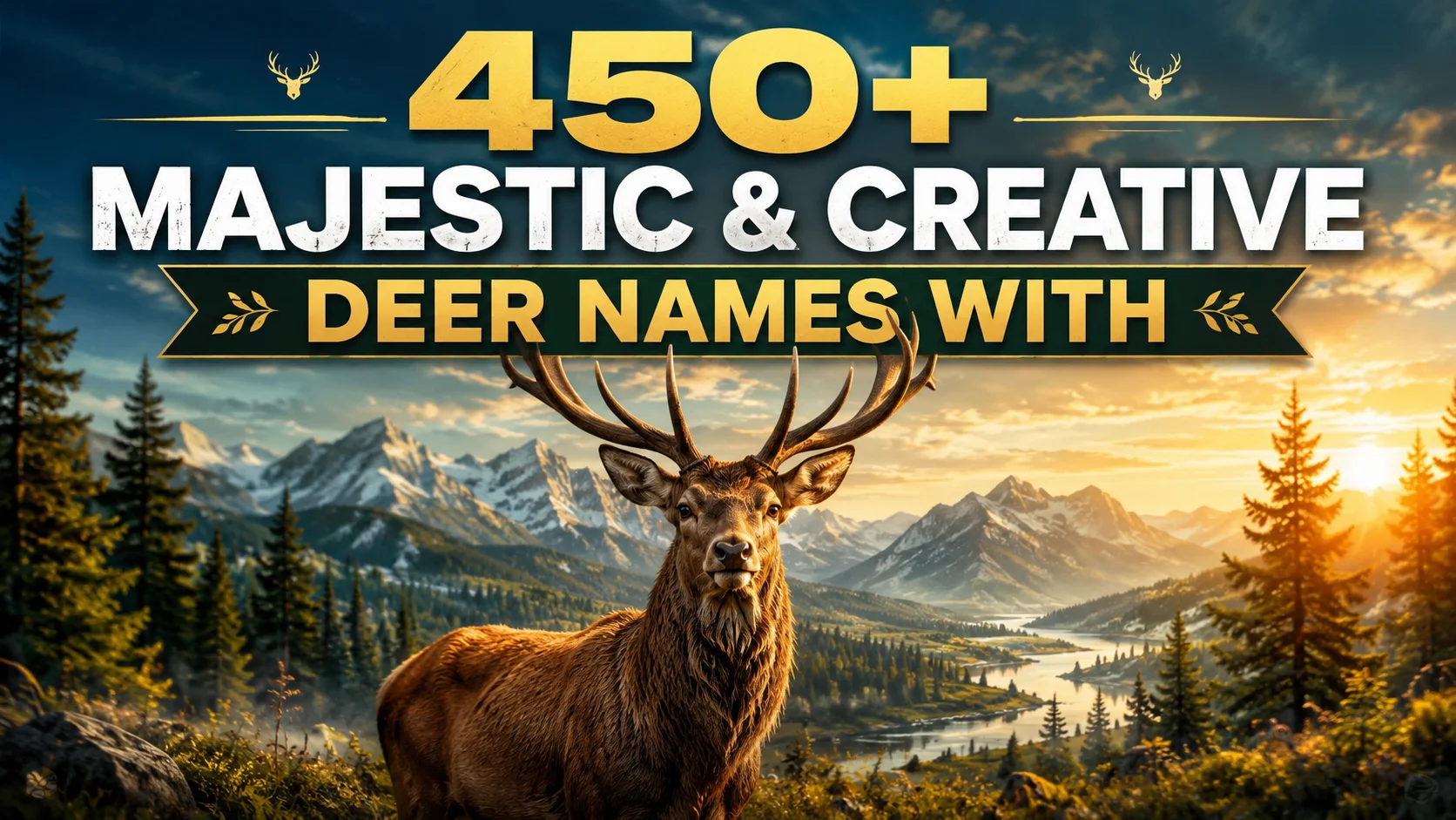 Majestic and Creative Deer Names With Name Generator